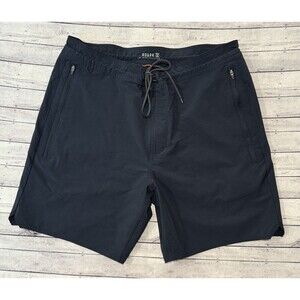 ROARK Layover Trail Short 3.0 Sz 36 Blue Hybrid Zip Pocket 7” Inseam Hike Travel